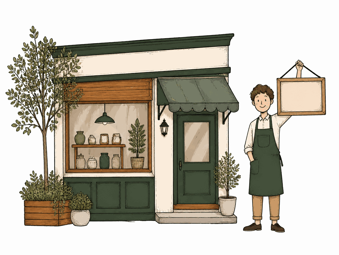 店舗のイラスト